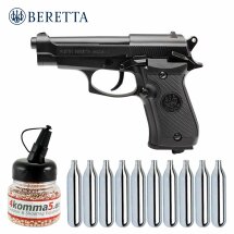 Luftpistolenset Beretta M84 FS 4,5 mm BB Co2-Pistole...