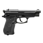 Luftpistolenset Beretta M84 FS 4,5 mm BB Co2-Pistole Blowback Vollmetall (P18) + 10 Co2-Kapseln + 1500 Stahl-BBs 4komma5