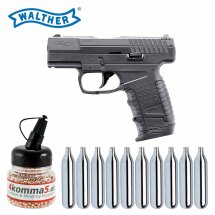 Komplettset Walther PPS 4,5 mm BB Blow Back Co2-Pistole...